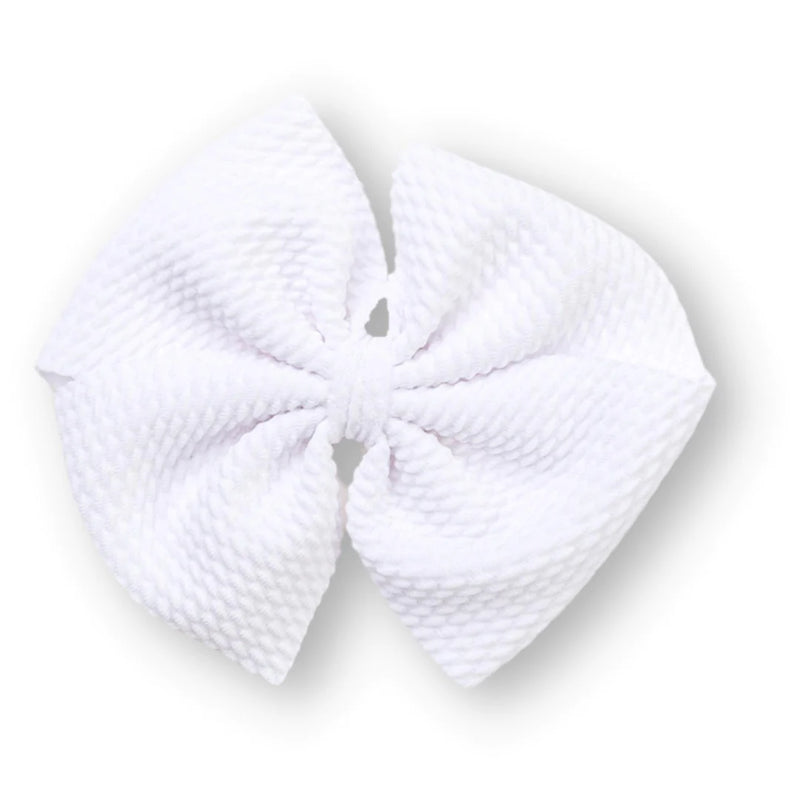 White Butterfly Bow (One Size)