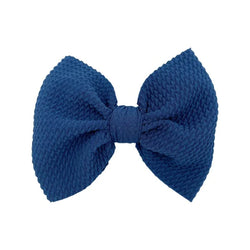 Winter Blue Skinny Bow (One Size)