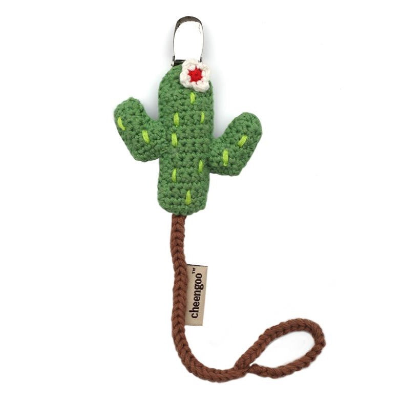 Cactus Pacifier Clip