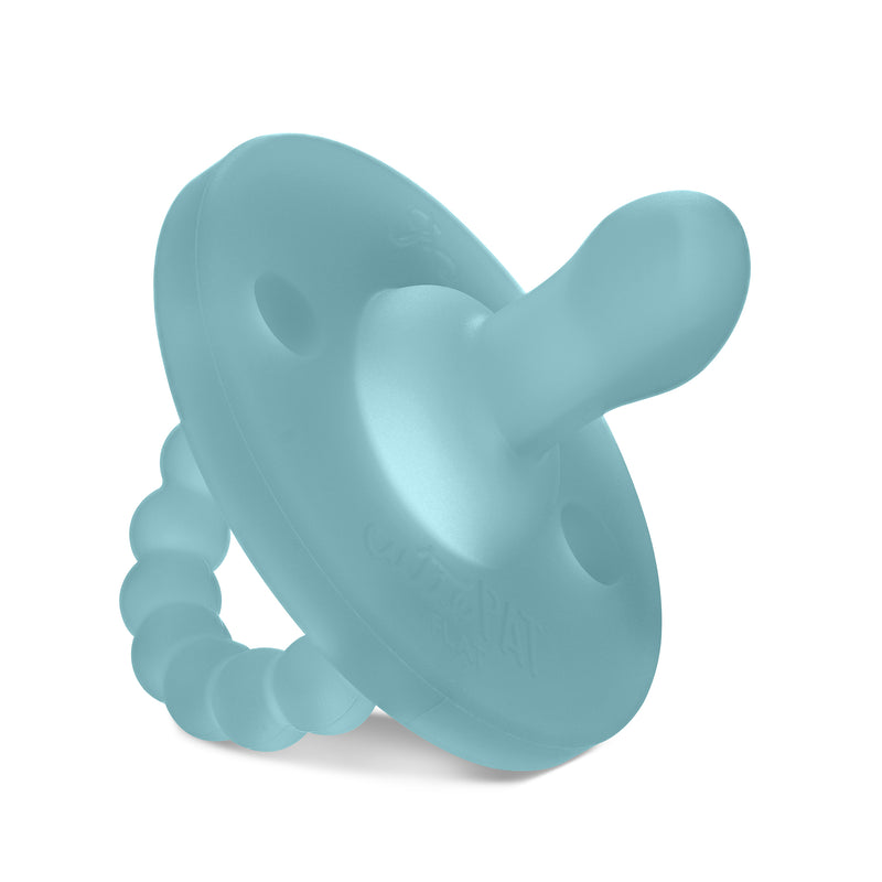 Cutie PAT Pacifier (Flat) Seaglass Clear – Baby Boxy