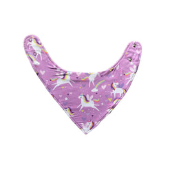 Little Sleepies Sienna's Unicorns Bandana Bib