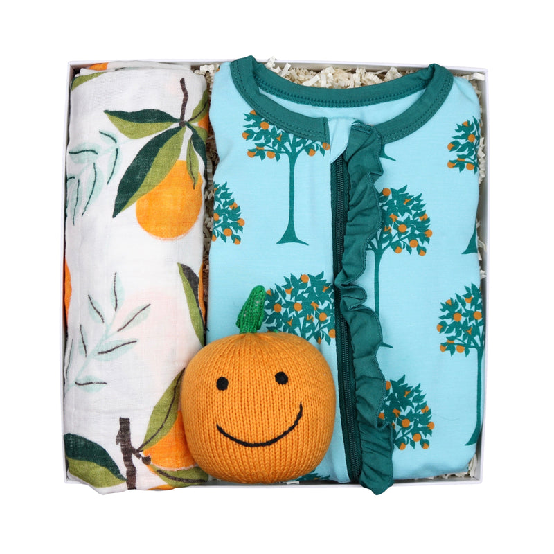 orange baby gift