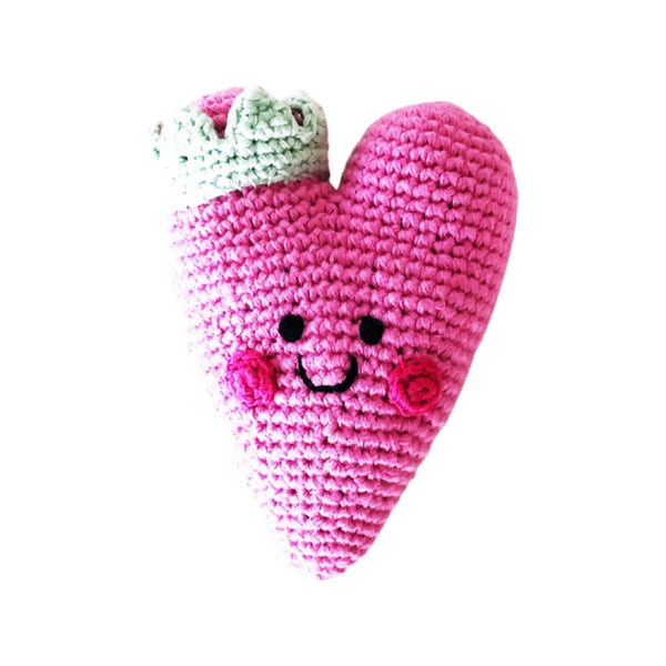 Pink Heart Rattle