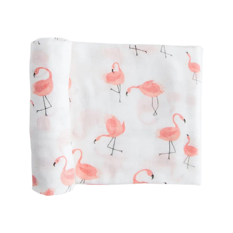 Deluxe Muslin Swaddle Blanket - Pink Ladies (Flamingo)