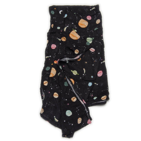 Muslin Swaddle Blanket - Planets