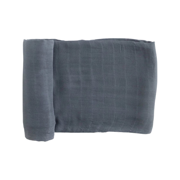 Deluxe Muslin Swaddle Blanket - Charcoal