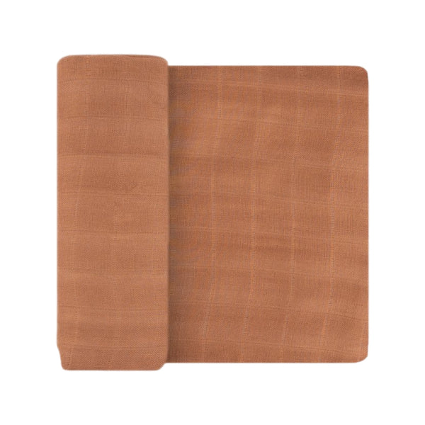 Deluxe Muslin Swaddle Blanket - Caramel