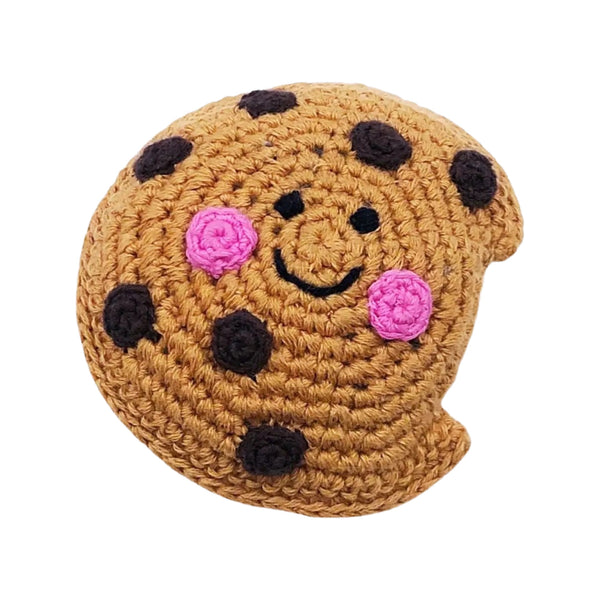 Friendly Chocolate Chip Cookie Rattle