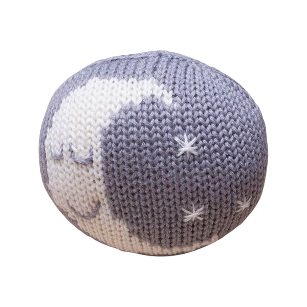 Organic Sleeping Moon Rattle – Baby Boxy