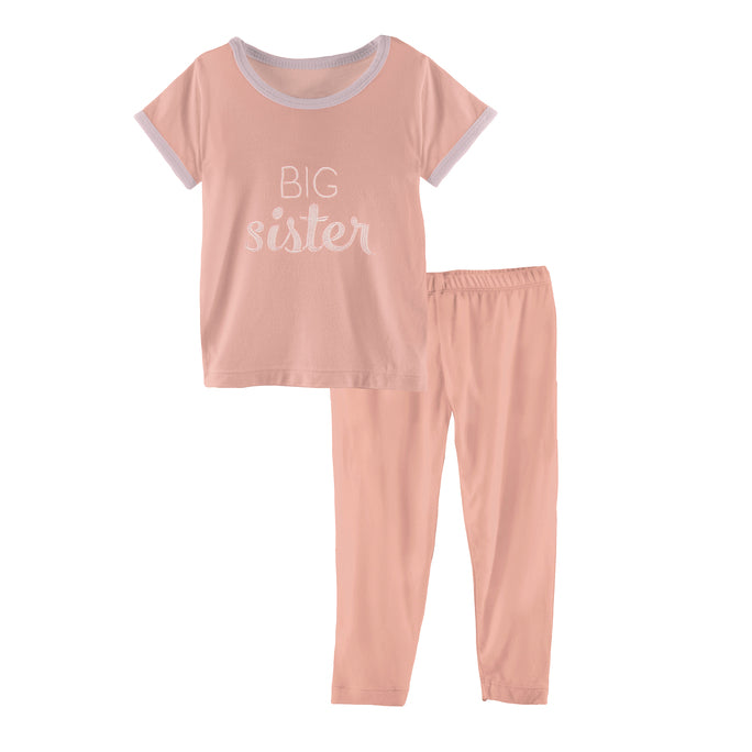 Kickee Pants Big Sister PJ Set – 2T