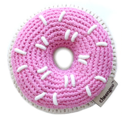 Donut Rattle Pink