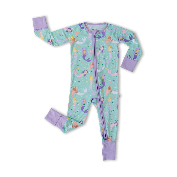 Little Sleepies Mermaid Magic Bamboo Zippy